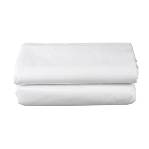 Fitted Sheet, T180, Single Pick 50/50, Queen, 60x80x12, White